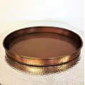 1298COP - PLAIN OVAL COPPER TRAY